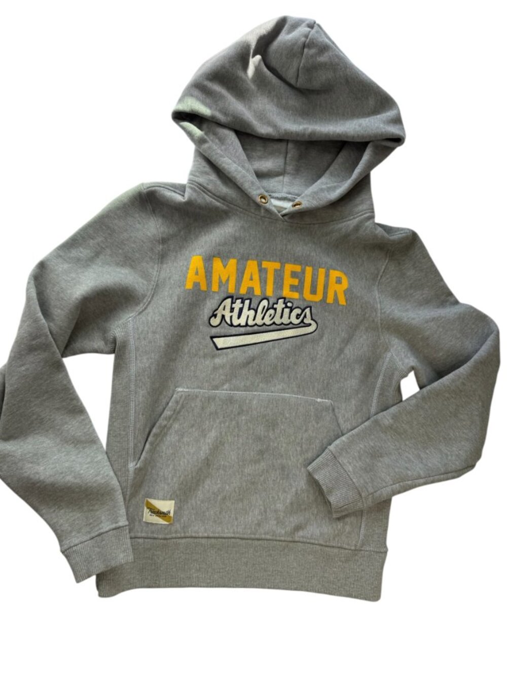 TRACKSMITH New England Amateur Athletics Gray Hoodie Sweatshirt. Size XS